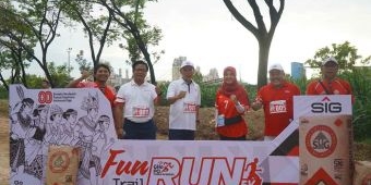 Rayakan HUT RI ke-80 dan Pendirian Pabrik Gresik ke-68, SIG Tuban Gelar Fun Trail Run