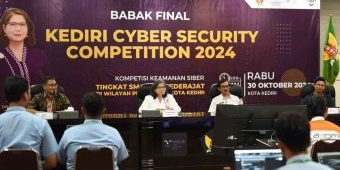 Pj Wali Kota Kediri Motivasi Peserta Grand Final Kediri Cyber Security Competition