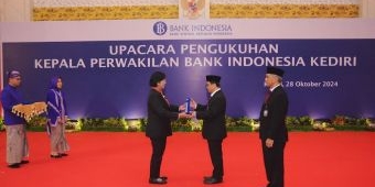 Yayat Cadarajat Dikukuhkan sebagai Kepala Perwakilan Bank Indonesia Kediri yang Baru