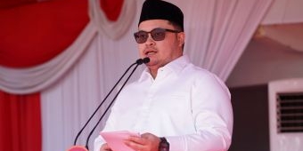 Ini Pesan Bupati Kediri saat Pimpin Apel Peringatan Hari Santri 2025