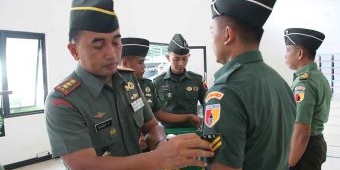 Dandim 0827/Sumenep Pimpin Korps Raport Kenaikan Pangkat 18 Personel