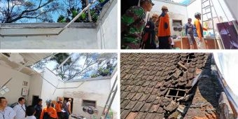 Angin Kencang di Kota Batu, Atap Rumah Warga Terbang Timpa Genteng