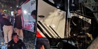 Bus Pariwsata Rombongan SMK TI Denpasar Alami Rem Blong di Kota Batu, 4 Orang Dinyatakan Tewas