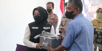 Bupati Mojokerto Launching Vaksin PMK di KUD Agribisnis Dana Mulya
