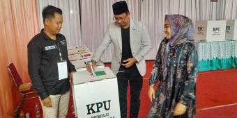 Prabowo-Gibran Menang Mutlak di TPS Gus Muhdlor Mencoblos