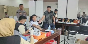 Polres Mojokerto Kota Gelar Pemeriksaan Rutin