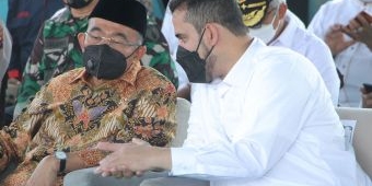 Kunjungi Probolinggo, Menteri Muhadjir Effendy Pantau Vaksinasi di Ponpes Riyadlus Sholihin
