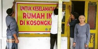 Dua Rumah di Bibir Bukit Pucem Dikosongkan, Bupati Gus Yani Fasilitasi Rumah Tinggal Sementara