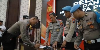 Tarik Senpi Dinas Kadaluarsa, Polres Kediri Kota Tegaskan Disiplin dan Profesionalisme