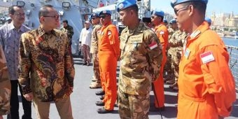 Ketua MPR RI Kunjungi Satgas Maritim TNI 28K KRI Sultan Hasanuddin-366 di Lebanon