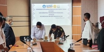 UTM Kerja Sama Dengan Kejari Bangkalan, Rektor Minta Kajari Sekali-kali Ngajar Dorong Program MBKM