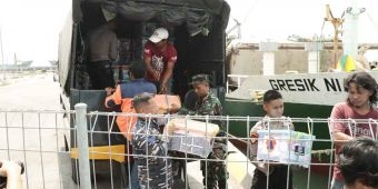 Gandeng Kodim 0817, Polres Gresik Kirim Bantuan untuk Korban Gempa di Bawean