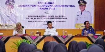 Wakil Wali Kota Pasuruan Ajak Generasi Muda Waspada Bahaya Narkotika