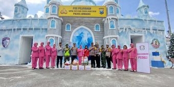 Polres Jombang Hadirkan Posyan Frozen untuk Pemudik Nataru 2025/2026