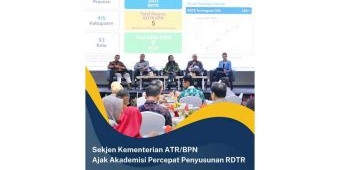 Sekjen Menteri ATR/BPN Ajak Akademisi Percepat Penyusunan RDTR