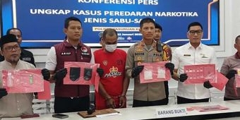 Dikemas Bungkus Permen, Jukir di Kota Pasuruan Nyambi Jualan Sabu, BB 217,99 Gram Diamankan