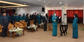 Arumi Bachsin Emil Dardak Lantik Novita Bagus Alit Sebagai Pj Ketua TP PKK Kota Kediri