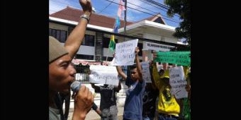 Lelet Tangani Korupsi, Kejari Sumenep Jadi Sasaran Demo Aktivis-Mahasiswa