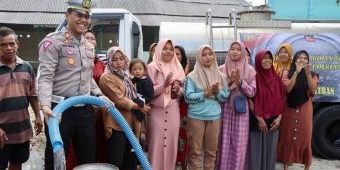 28 Tahun Pengabdian Akpol 95 Patriatama, Polres Tuban Salurkan Air Bersih untuk Masyarakat