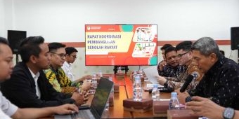 Bupati Kediri Pimpin Rakor Percepatan Pembangunan Sekolah Rakyat dengan PTPN 