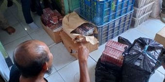 Petugas Gabungan di Kota Probolinggo Amankan Ribuan Batang Rokok Ilegal