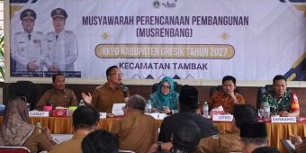 Bersama Ketua GOW, Wakil Bupati Gresik Hadiri Musrenbang RKPD 2027 di Bawean
