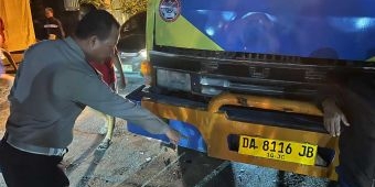 Pemuda Tewas Tabrak Truk Parkir di Jalan Raya Anggaswangi Sukodono