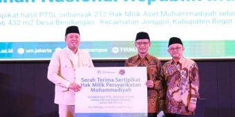 Menteri ATR/BPN Serahkan 212 Sertifikat Tanah Aset Muhammadiyah