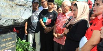 Masa Tenang, Puti Napak Tilas Posko PDI Pro Mega di Pandegiling