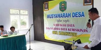 Launching Program Gertak, Wabup Trenggalek Prihatin Orang Kaya Masuk Database Warga Miskin