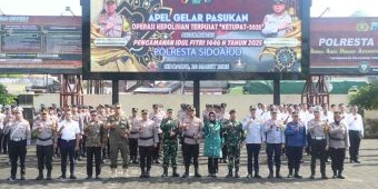 Operasi Ketupat Semeru 2025 di Sidoarjo, 560 Personel Gabungan Diterjunkan