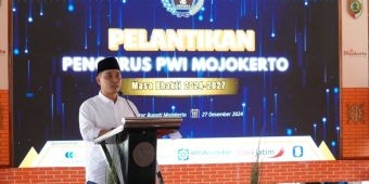 PWI Mojokerto Periode 2024-2027 Resmi Dilantik, Ini Pesan Gus Barra