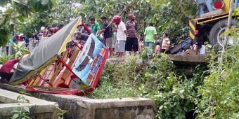 Terjun ke Selokan Sawah Sedalam 4 Meter, Kereta Kelinci di Madiun Memakan 2 Korban Jiwa Sekaligus