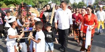 Jelang Hari Raya Nyepi, Wali Kota Kediri Hadiri Upacara Tawur Agung Kesanga dan Pawai Ogoh-Ogoh