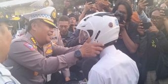 Jasa Raharja dan Korlantas Polri Ajak Warga Surabaya Jaga Keselamatan Berkendara