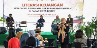 TPAKD Kota Kediri Dorong Literasi Keuangan Pedagang Pasar, Cegah Risiko Pinjol Ilegal