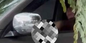 Viral! Pengemudi Pajero Sport di Kota Malang Terekam Kamera Berbuat Tak Senonoh
