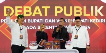 Pascadebat Pilbup Kediri 24 Oktober, Paslon Dhito-Dewi Unggul dalam Survei