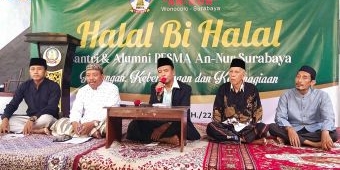 Gelar Halal Bihalal, Pengasuh Pesma An-Nur Wonocolo Ingatkan Santri dan Alumni Selalu Istighfar