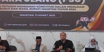 Jelang PSU, KPU Magetan Imbau Masyarakat Laporkan Bila Ada Pemberian dari Paslon Pilbup