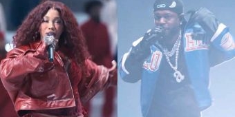 SZA Tampil Memukau bersama Kendrick Lamar di Super Bowl 2025