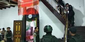 Polres Kediri Kota Lakukan Sterilisasi Gereja Jelang Natal