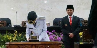 Sertijab Wali Kota-Wakil Wali Kota Kediri, Wagub Jatim Optimis Kepemimpinan Vinanda dan Gus Qowim