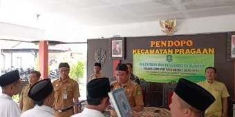 Camat Pragaan Sumenep Lantik 3 Anggota Badan Permusyawaratan Desa PAW