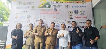 Perdana Jabat Kadiskominfo Kota Surabaya, Eddy Christijanto Hadiri HUT HARIAN BANGSA ke-26