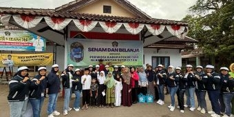 Hidupkan Perekonomian Rakyat, PERWOSI Blitar Gelar Senam dan Belanja di Pasar Tradisional