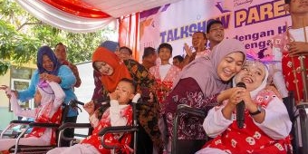 Bunda PAUD Kota Pasuruan Kagum dan Terharu pada Semangat Anak-Anak Istimewa di SLBN 2