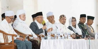 Pj Wali Kota Kediri Turut Sambut Ma'ruf Amin di Ponpes Lirboyo