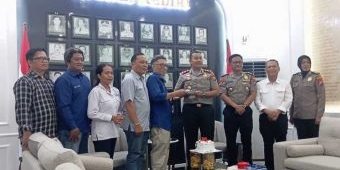 Kapolres Kediri Beri Kejutan untuk PWI di Peringatan HPN 2026