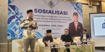 Wakil Ketua Komisi D DPRD Jatim Gelar Sosialisasi Pembangunan Infrastruktur di Kediri